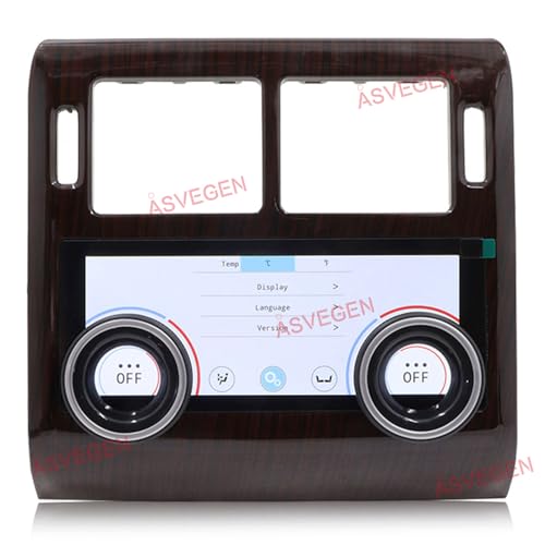 8 Inch LCD Touch Screen Rear AC Panel Climate Control for Land Rover Range Rover Sport L494 2014-2017, Black Trim N892862