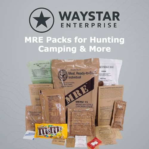 MRE Meals Ready to Eat Bundle (2 x 12 Packs) with Flameless Heaters E541526