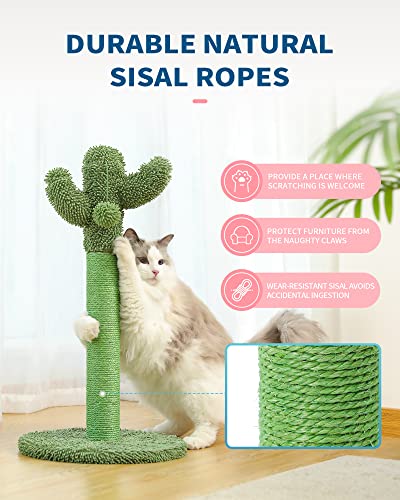 34" Tall Cat Scratching Post with Sisal Rope M85419