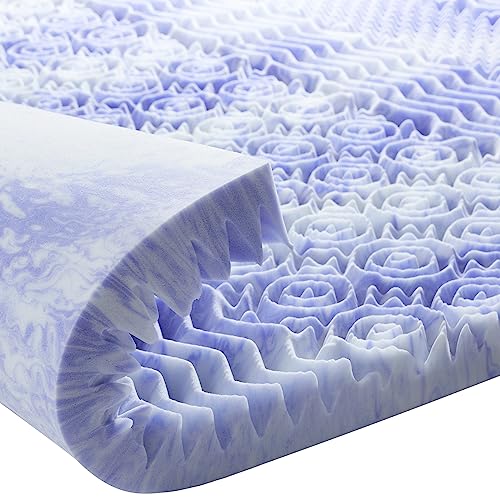 3 Inch Queen Memory Foam Mattress Topper with Cooling Gel Infused Foam M464087