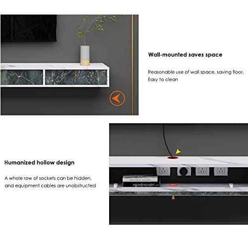 Floating TV Stand Wall Mounted Media Console A66640