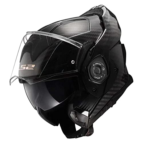 Matte Black Carbon Fiber Modular Helmet D9011