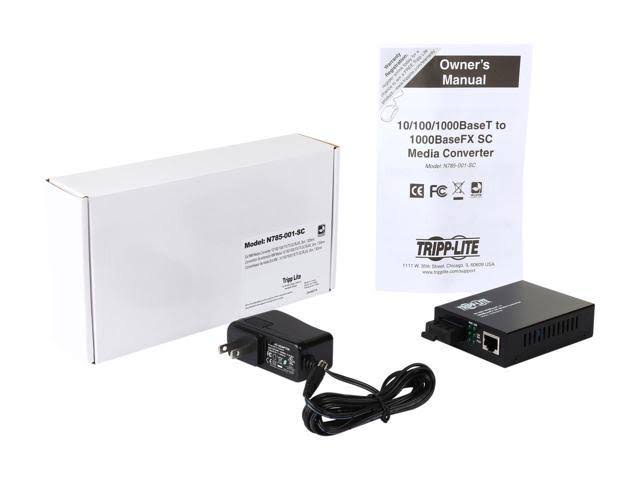 Fiber Optic Media Converter RJ-45 to SC Fiber I79968