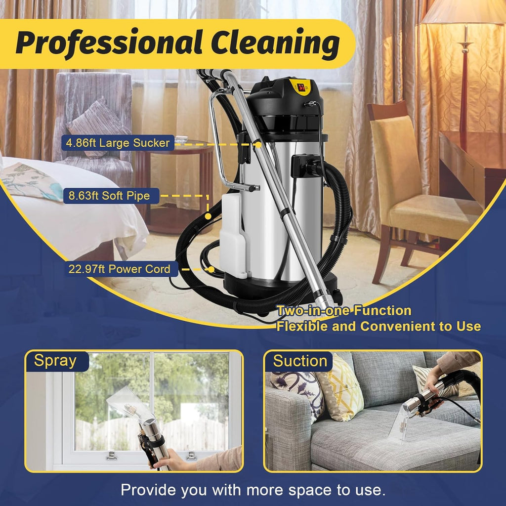 40L 110V 1000W Commercial Carpet Cleaner P301