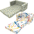 Kids Sofa 2 in 1 Flip Open Chair Sleeper with Dinosaur Print A831