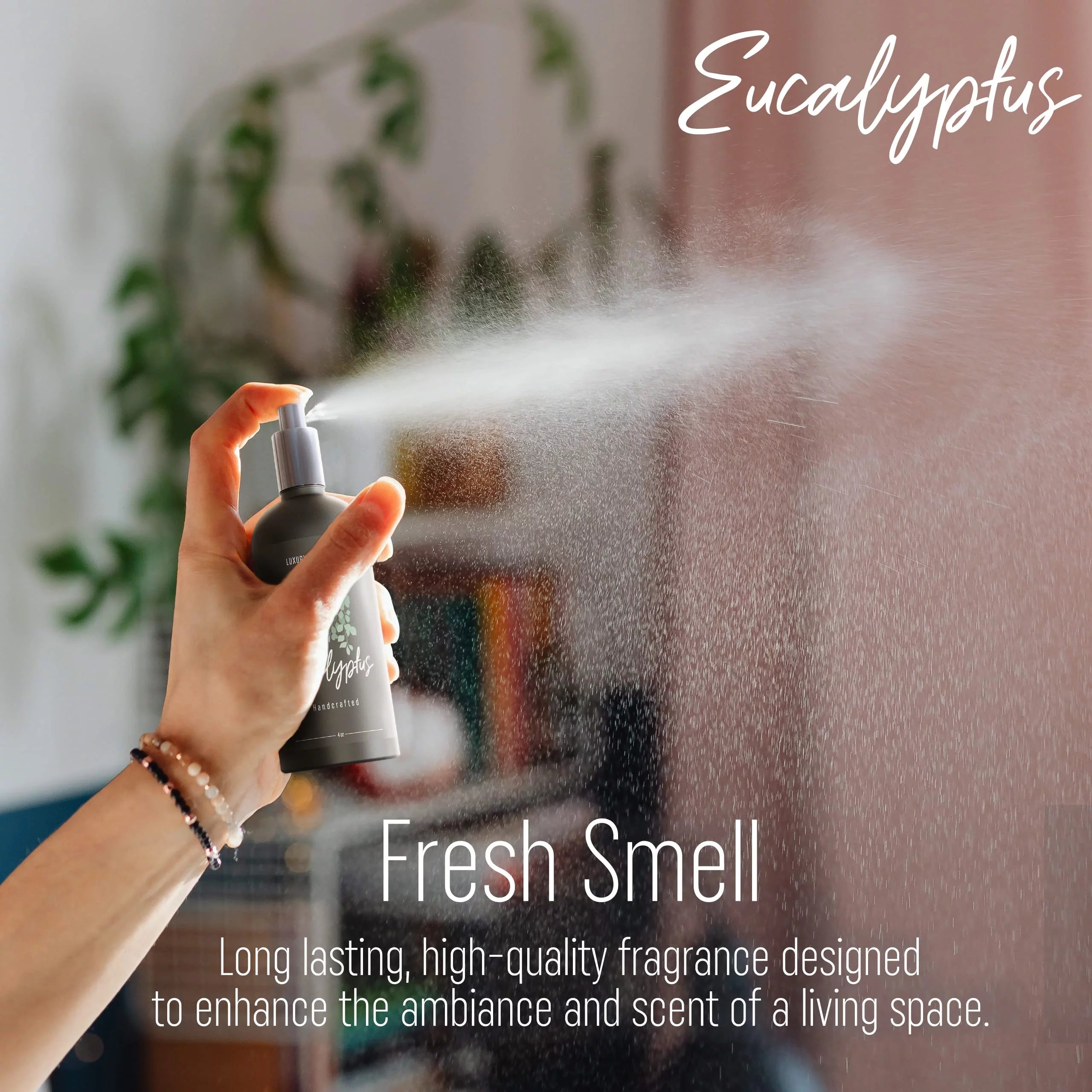 Room Spray Air Freshener Spray Essential Oil Mist (Eucalyptus, 4oz) C980