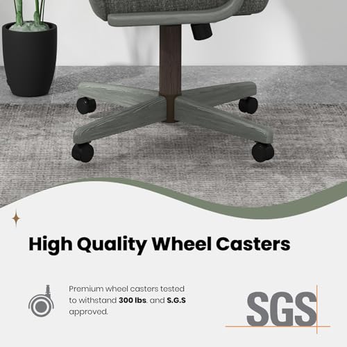 6 Set Casual Dining Chairs with Casters Q268330