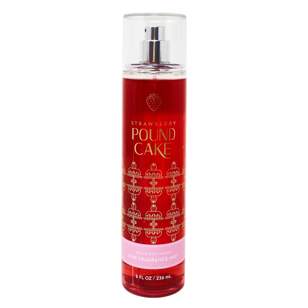 Strawberry Pound Cake 3 Piece Gift Set - Fragrance Mist - Shower Gel - Body Lotion - Full Size V188