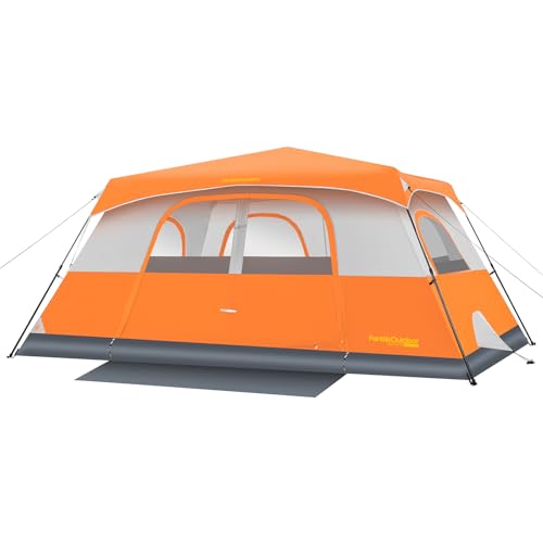 4/6/8/10 Person Instant Cabin Tent with Rainfly & Carry Bag Y578653