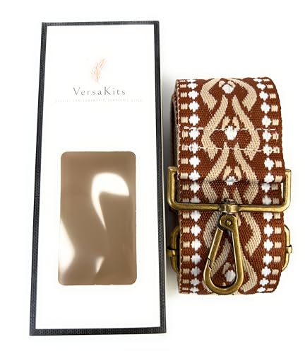2'' Wide Adjustable Shoulder Strap Ethnic Jacquard Weave Y767