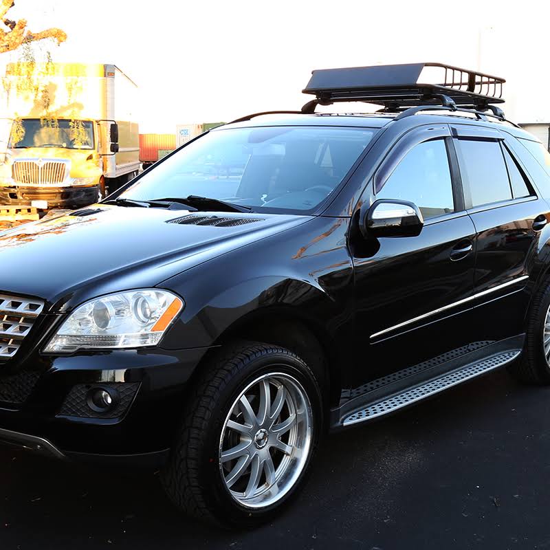 Black Cargo Extendable Basket Roof Rack F749551