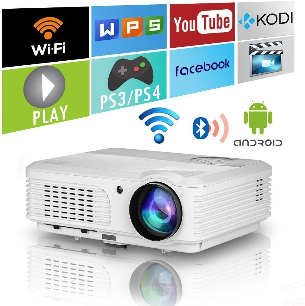 1080P HD 7200 Lumens LCD Projector O958