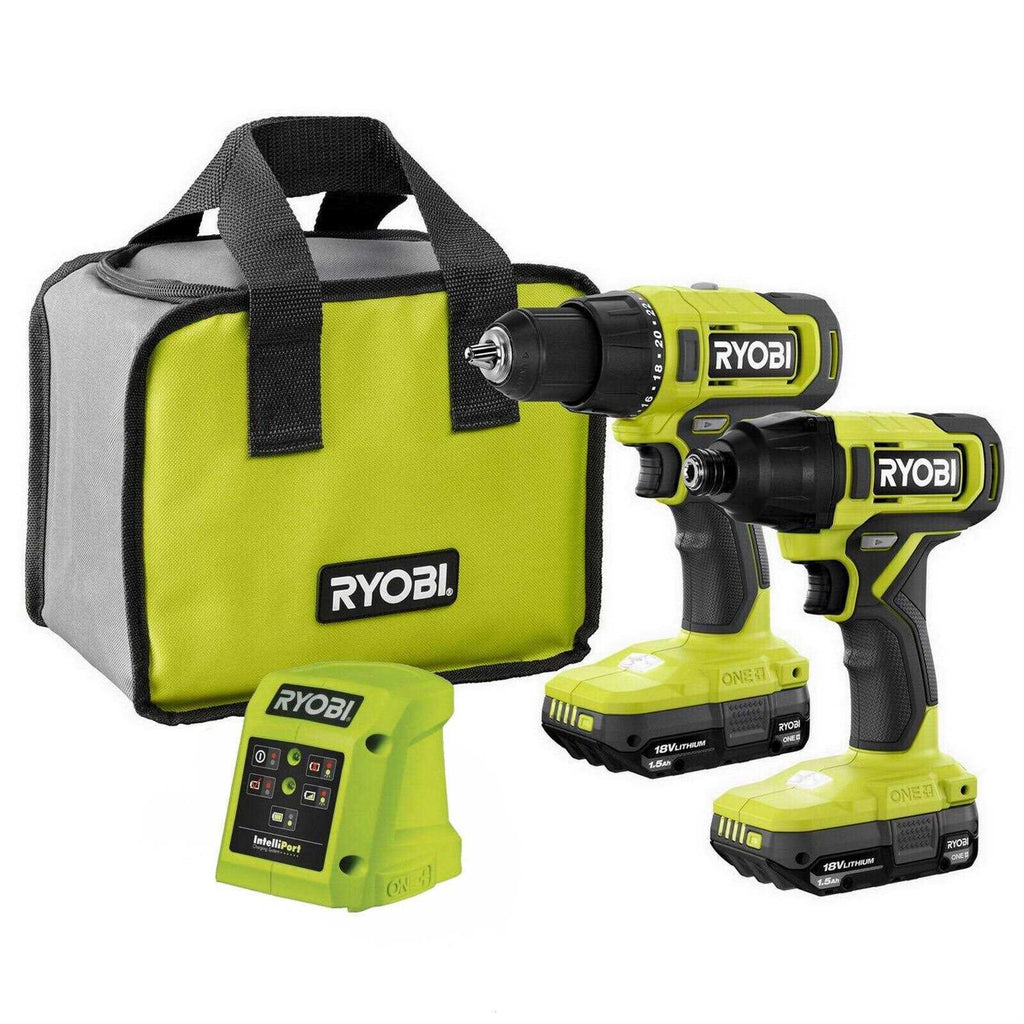 18V Cordless 4-Tool Combo Kit with 1.5 Ah Battery and 4.0 Ah Battery K5318