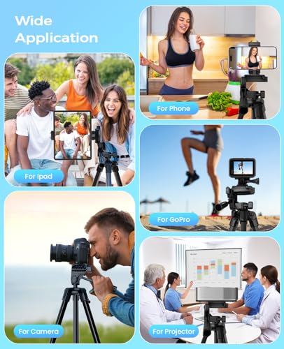 67" Aluminum Tripod with Phone Holder & Wireless Remote P667958