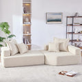 Gray 4 Seat Oversized Sectional Foam Sofa I5049
