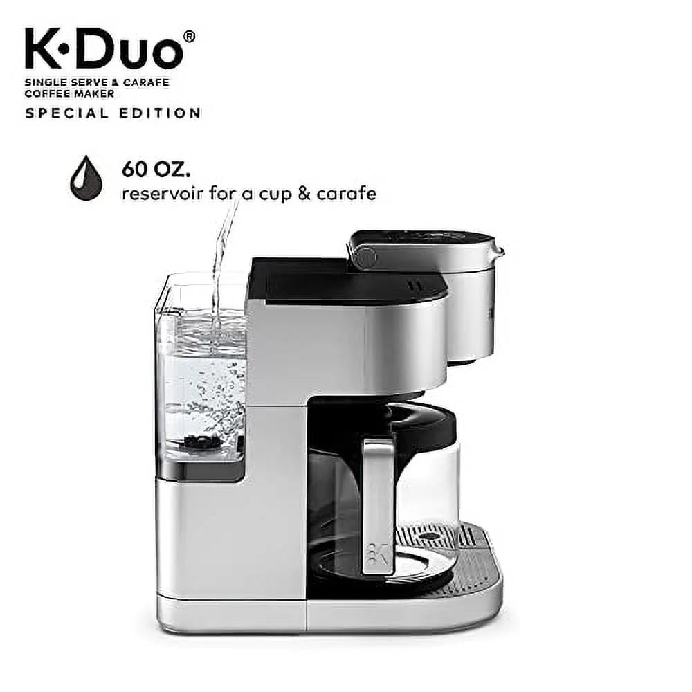 Silver Single Serve & Carafe Coffee Maker G114
