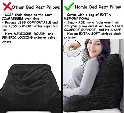 Gray Reading Pillow with Arm Rests B80448