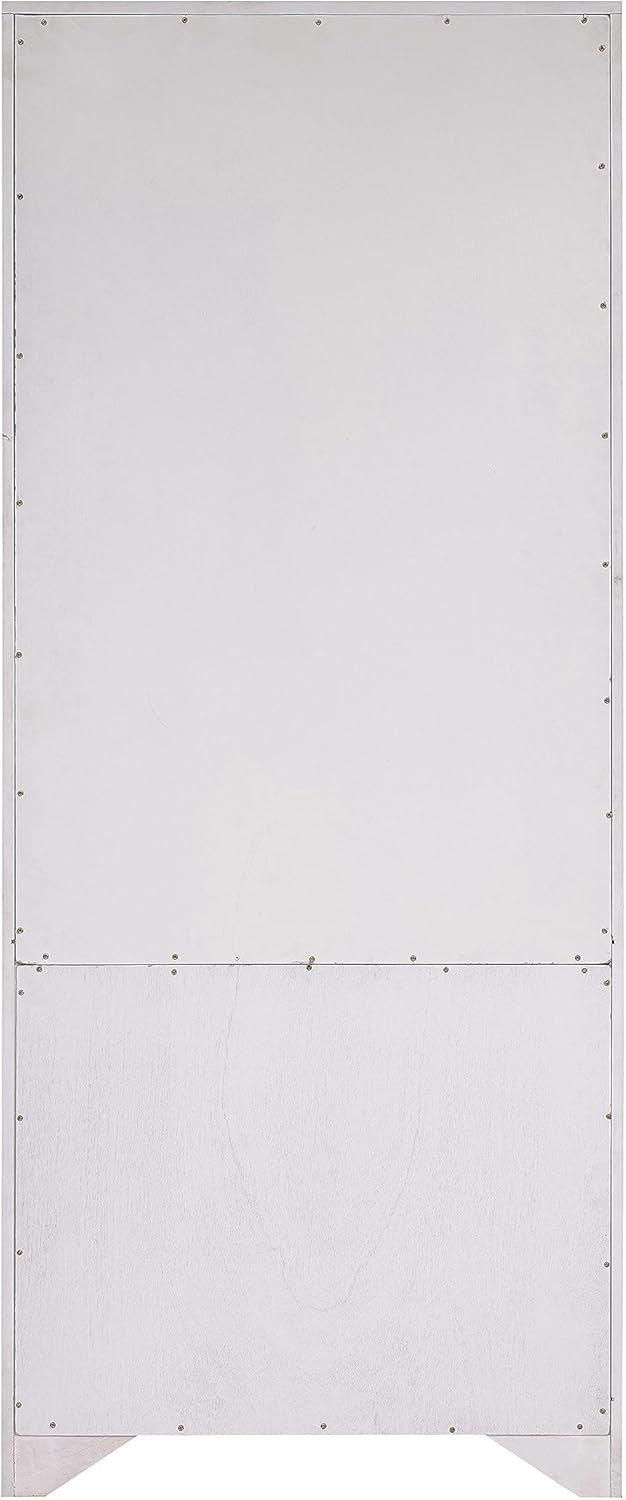 White 78" Wood Bookcase Y290958