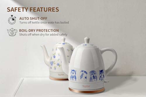 Electric Ceramic Tea Kettle, 1 L G522648