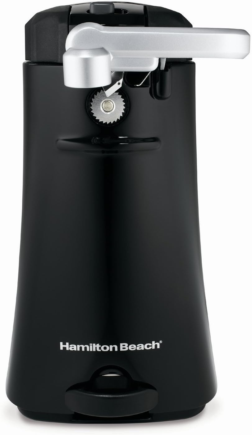 Black Electric Can Opener with Multi-Tool and Jar Lid Remover A961