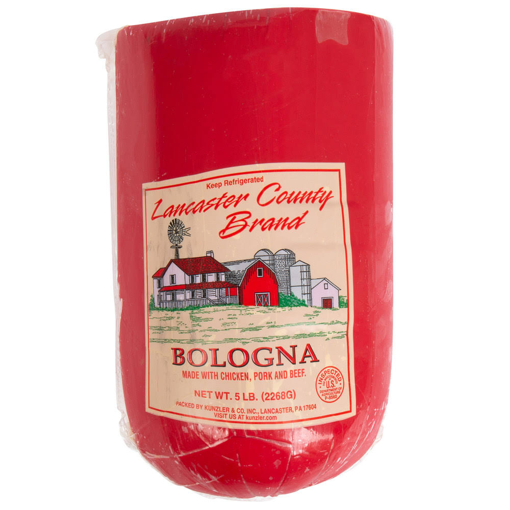 5 lb. Deli Bologna - 2/Case U72148