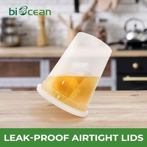 50 Set BPA-Free Plastic Deli Containers with Lids X703