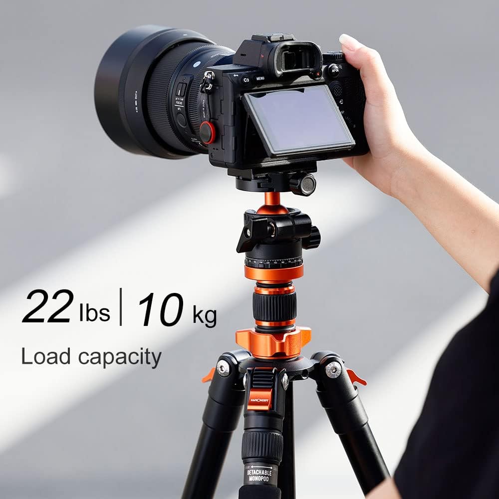 62 inch Aluminum DSLR Camera Tripod with Ball Head T146