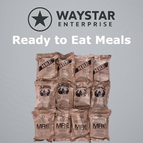 MRE Meals Ready to Eat Bundle (2 x 12 Packs) with Flameless Heaters E541526