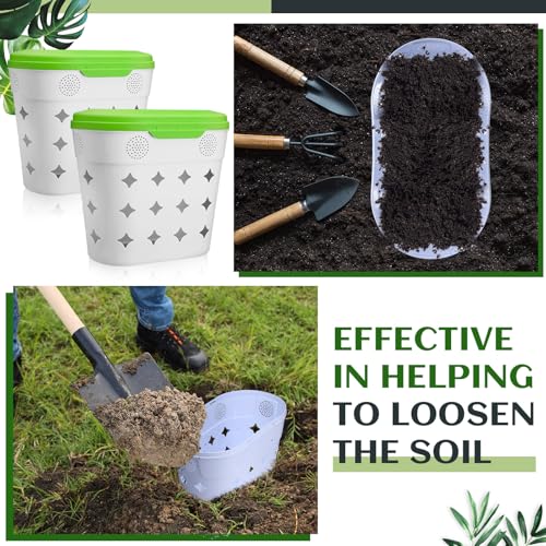 2 Pack 8 Gallon Outdoor Compost Bin U157