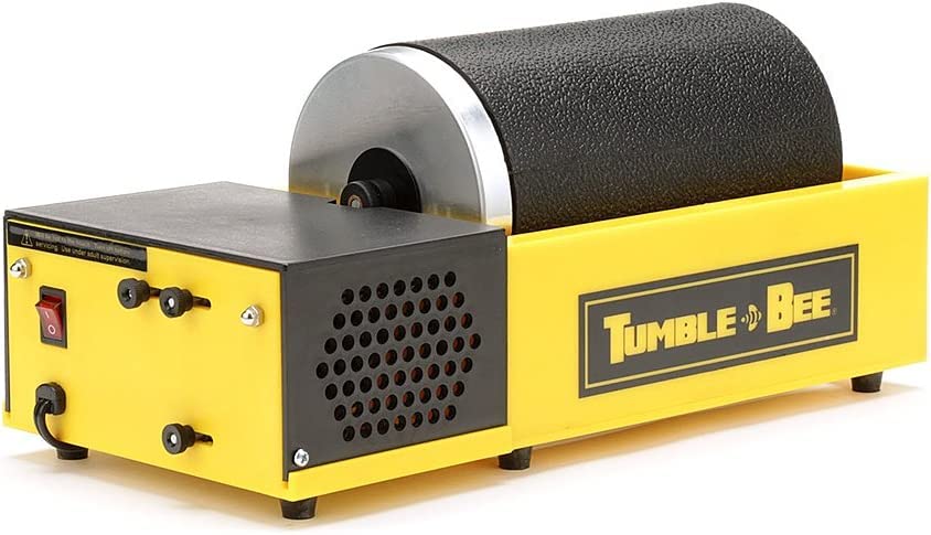 Rotary Rock Tumbler with 2X2LB Barrel Q573