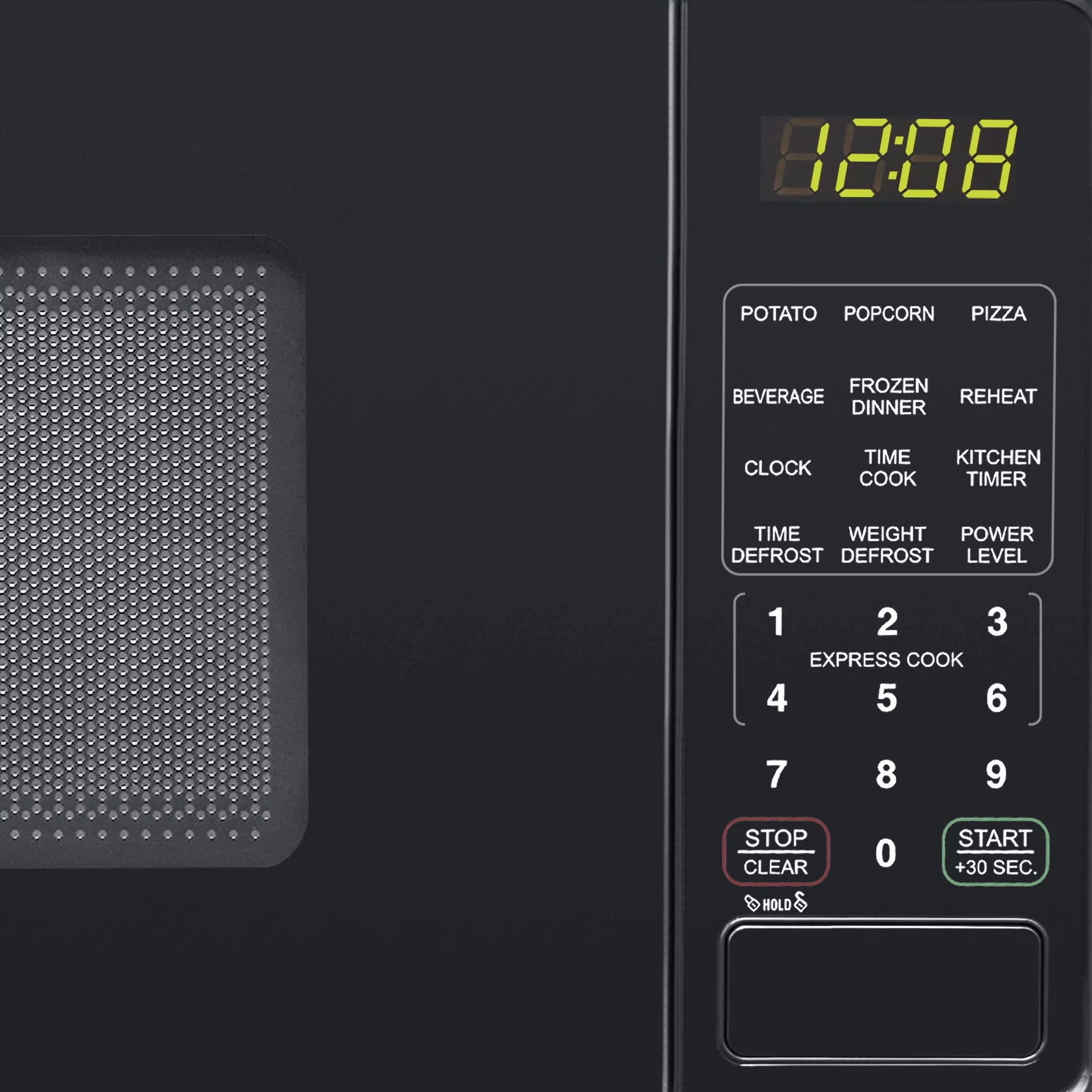 0.7 Cu ft 700 Watts Black Countertop Microwave Oven B2478