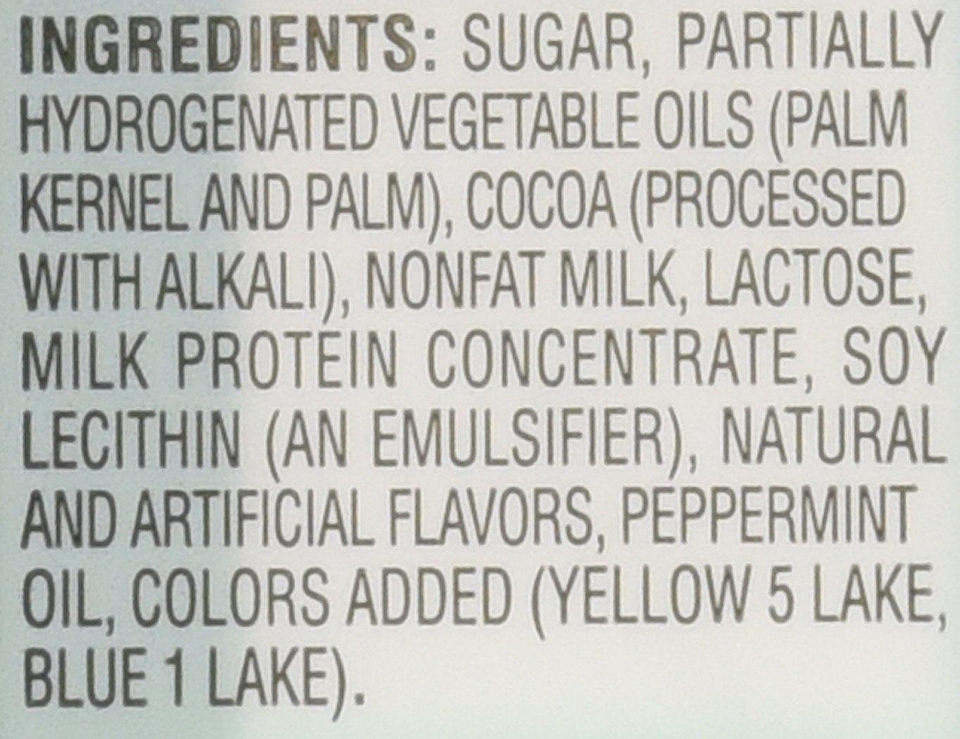 Rectangular Chocolate Sandwich Mint Candies, 4.67 Oz, 28 Count T55688