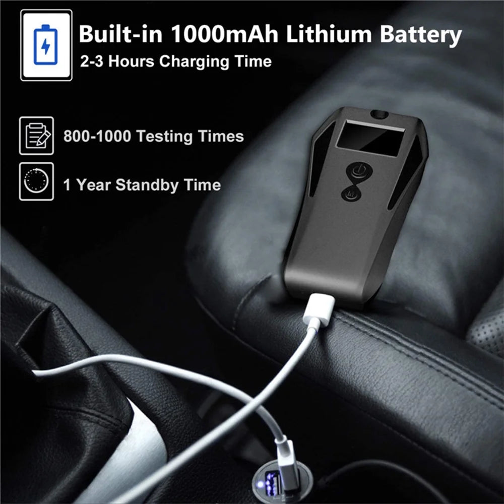 Portable Breath Alcohol Tester with 10 Mouthpieces A206