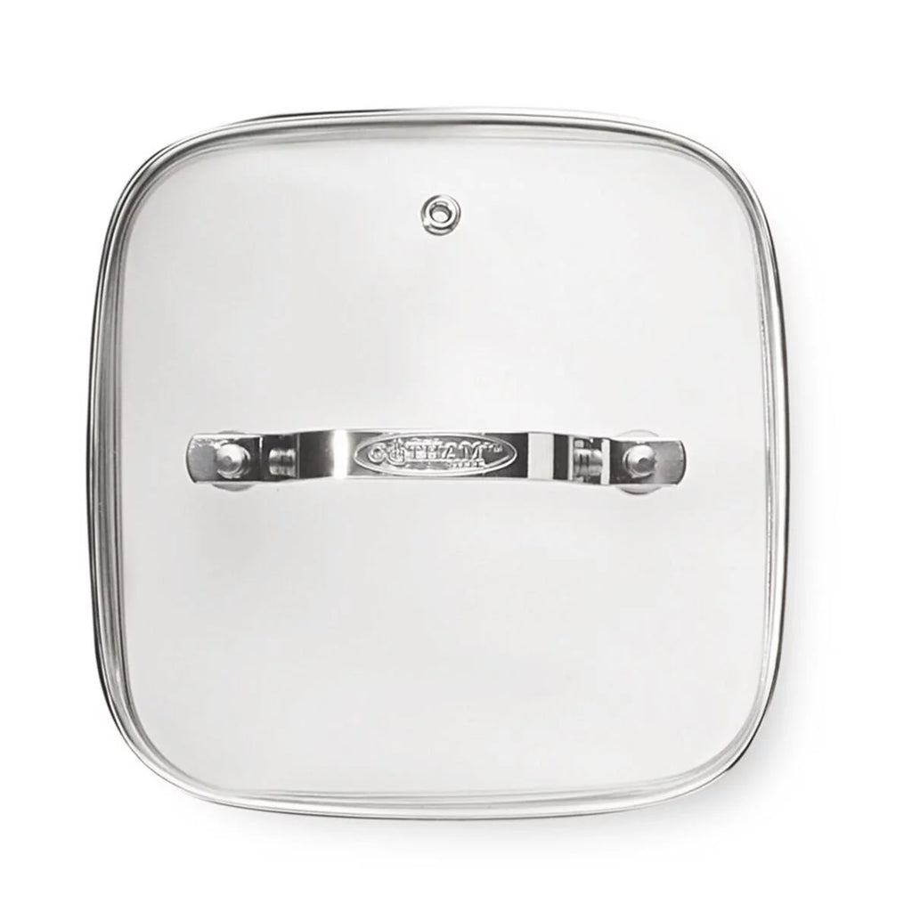 12.5" Square Tempered Glass Frying Pan Lid J211952