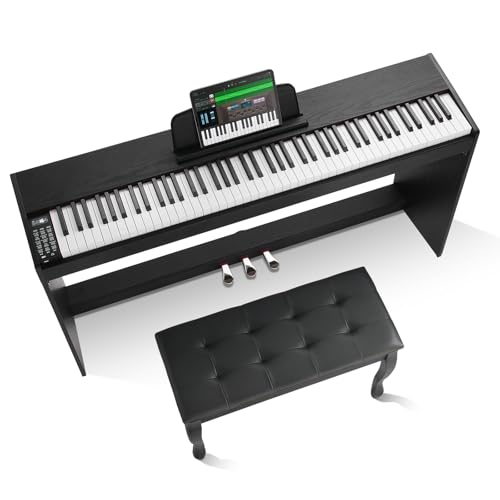 88 Key Fully Weighted Digital Piano with Speakers C73069