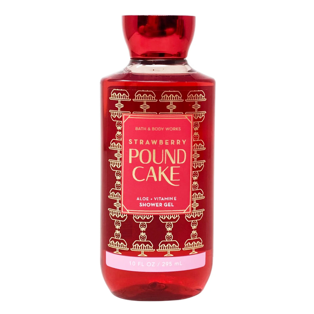 Strawberry Pound Cake 3 Piece Gift Set - Fragrance Mist - Shower Gel - Body Lotion - Full Size V188