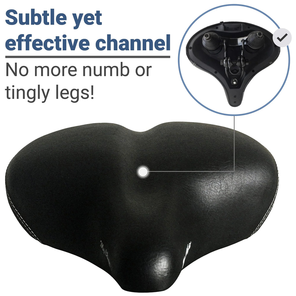 Oversized Extra Wide Bike Seat with Foam Padding Q1998