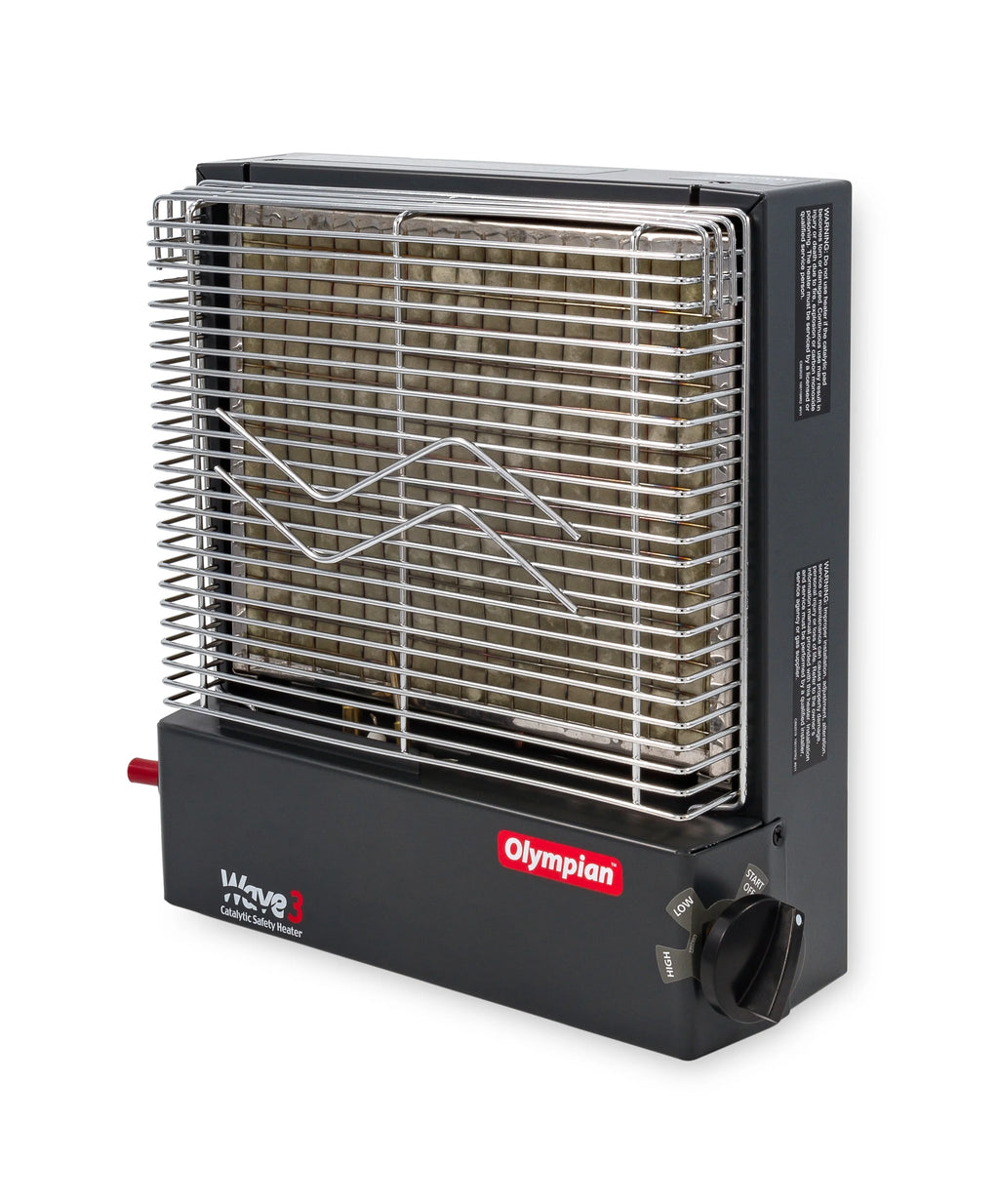 Adjustable 1600 to 3000 BTU LP Gas Catalytic Safety Heater T127