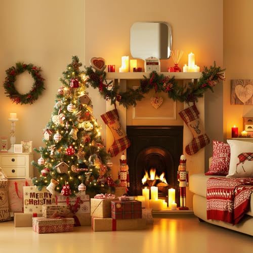 Green Artificial PVC Christmas Garland G507