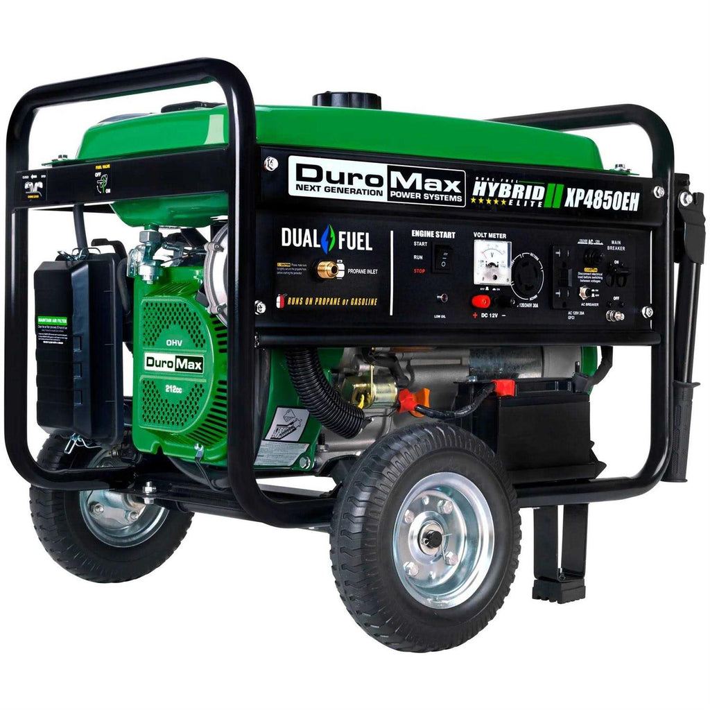 Dual Fuel 4850 Watt Electric Start Portable Generator Y95958