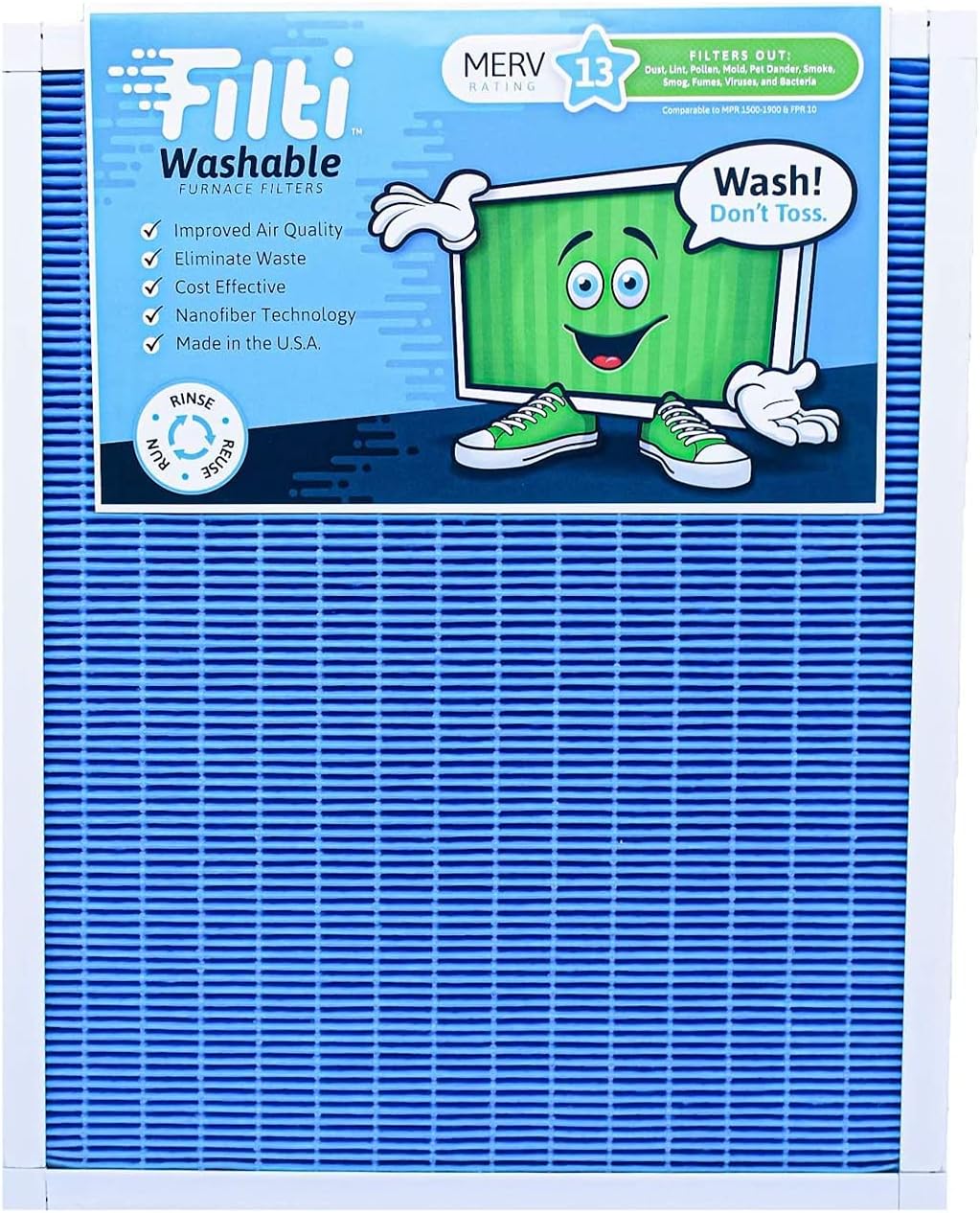12 x 24 x 1 MERV 13 Washable HVAC Air Filter P81436