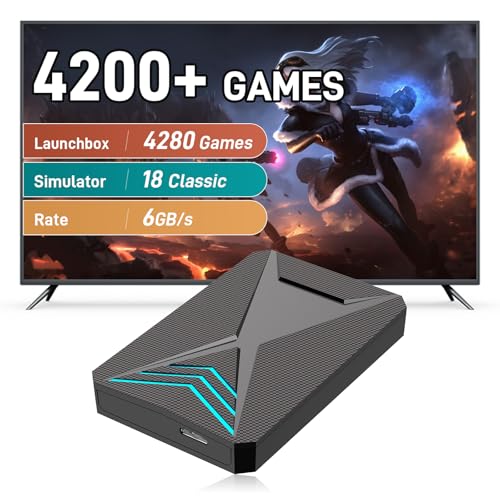 2T Retro Game Console Hard Drive with 18 Emulator Console F46194