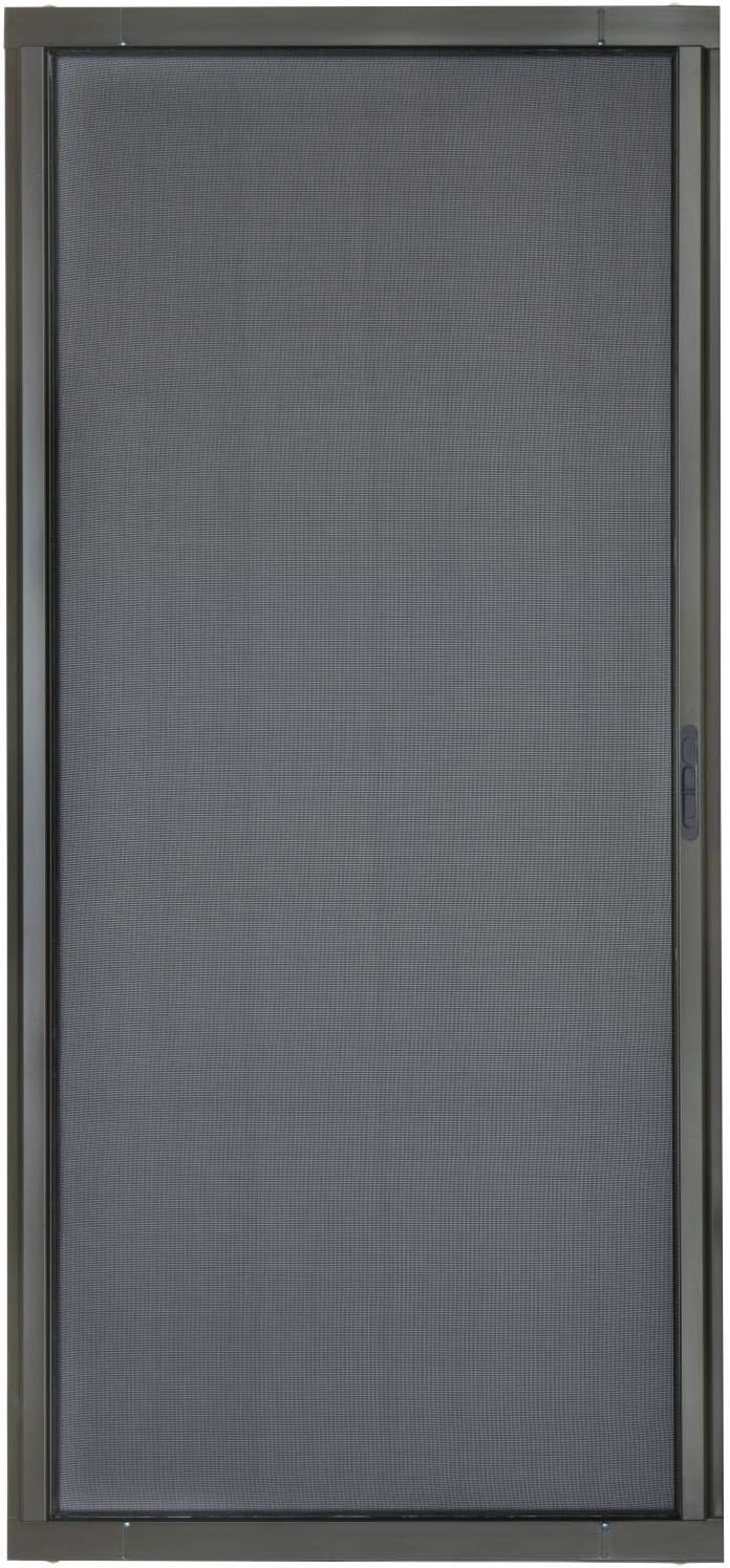 Heavy Duty Aluminum Sliding Patio Screen Door Kit 36"x96" Bronze 2.5" Frame P57957