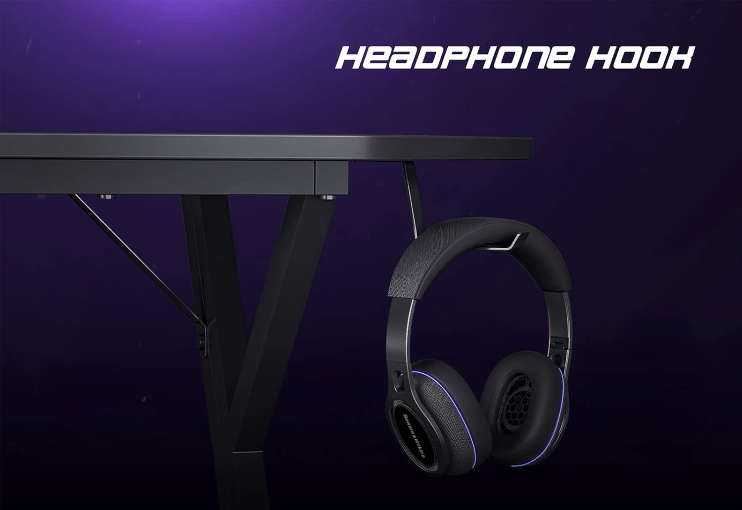 47 inch Gaming Desk with Carbon Fiber Surface and Cable Tray N695020