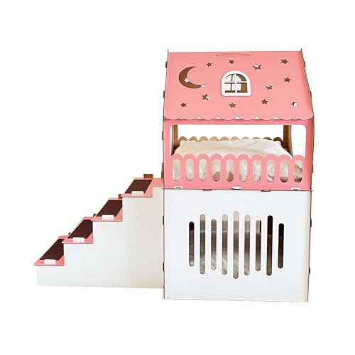 White Triple Pet House X741