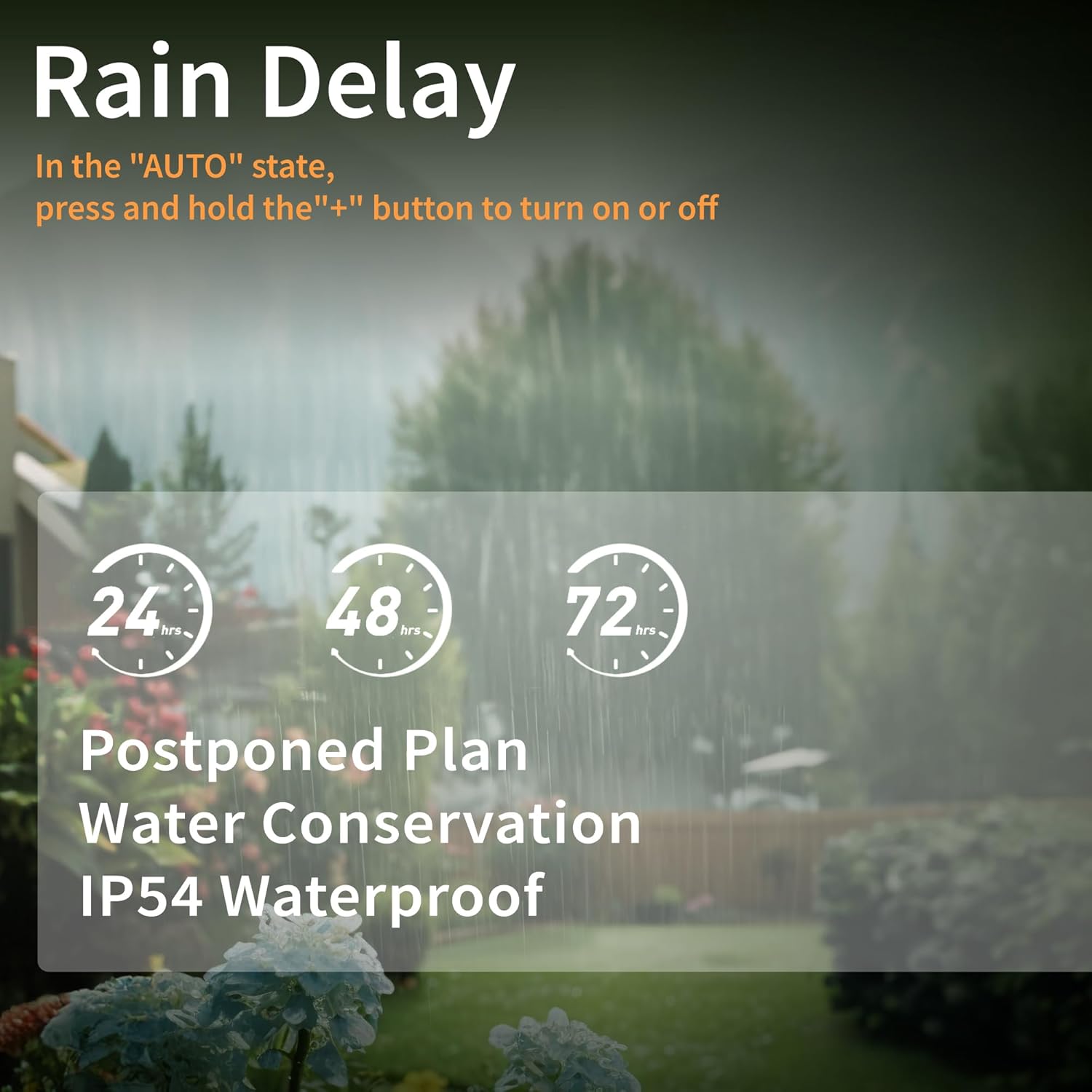 Programmable 2 Zone Water Hose Timer with Rain Delay E962918