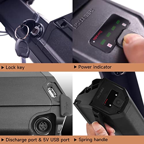 48V 17.5Ah 840Wh Ebike Replacement Battery Pack Lithium Li-ion Batteries U5247