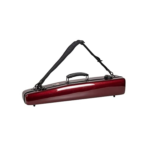 Fiberglass Alto Saxophone Case with Accessory Pocket and Removable Shoulder Straps Space Gray K8967