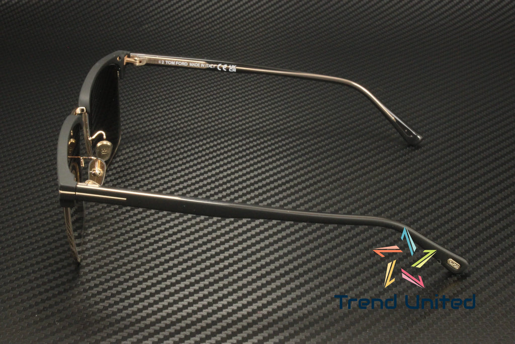 Polarized Smoke Gradient Square Men's Sunglasses S3938