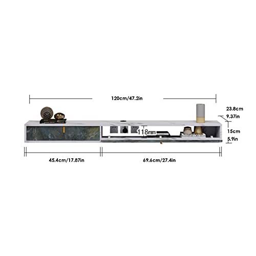 Floating TV Stand Wall Mounted Media Console A66640